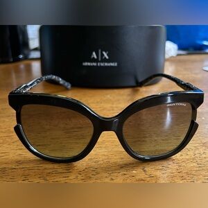 Armani Exchange Black Sunglasses